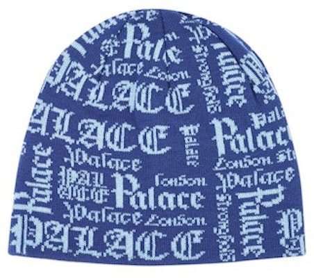 Palace Old P Beanie Blue Buy Palace Old P Beanie Blue
