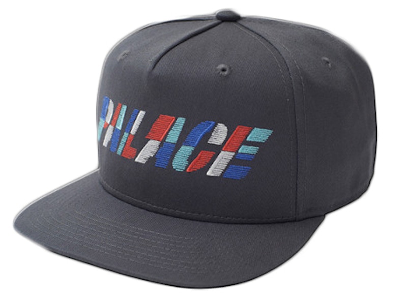 Palace One Tooth Snapback Cap Grey/Multi-color