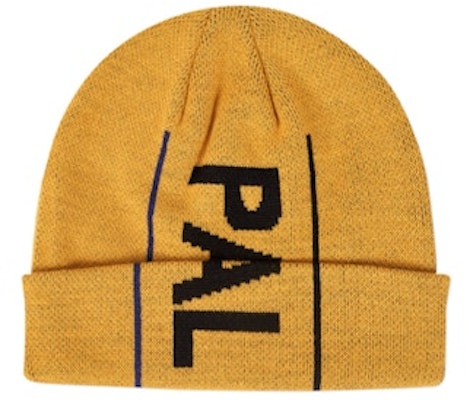 Palace One Up Beanie Yellow Buy Palace One Up Beanie Yellow