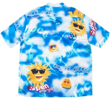 Palace Open Energy Shirt Shirt Blue Order Palace Open Energy Shirt Shirt Blue