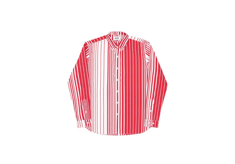 Buy 皇宮光學襯衫 紅/白