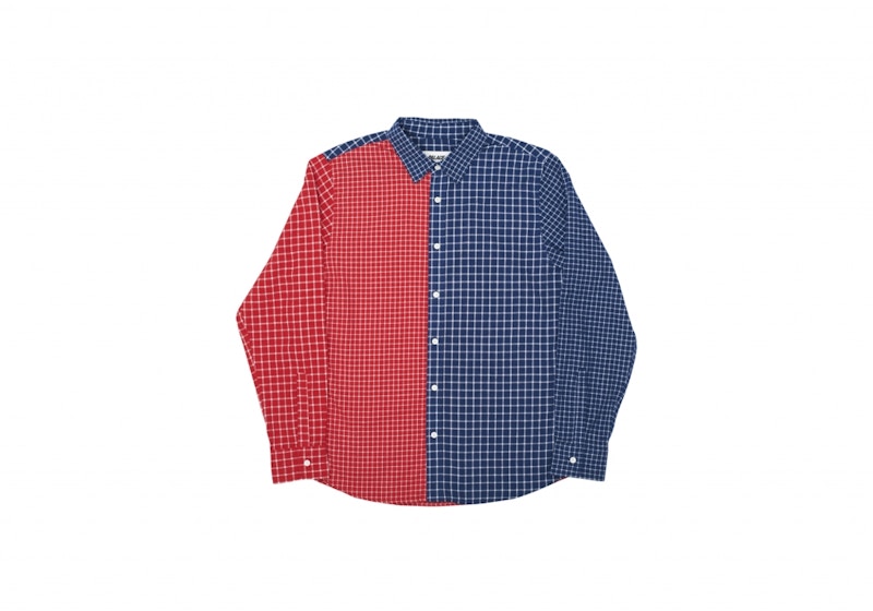 Buy Palace Over Shirt Blue/Red