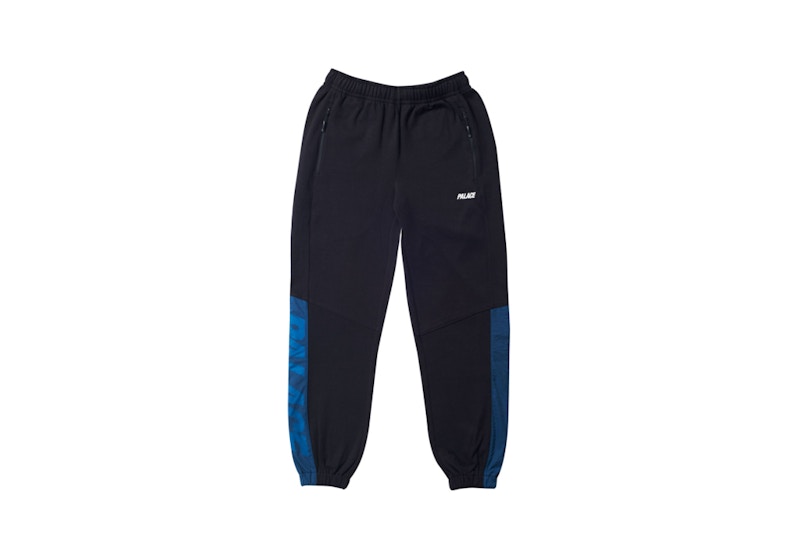 Palace Overlay Track Pant Black/Blue