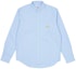Buy PALACE 男士女士刺绣Logo长袖牛津衬衫浅蓝色。 P24SHT028