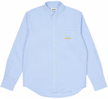 Order PALACE 輕藍刺繡標誌長袖牛津襯衫 男女皆適用。 P24SHT028