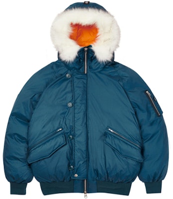 PALACE P-2B 短款羽绒服 可拆卸毛领 男女通用 蓝色冬季外套 P19JK042 Buy PALACE P-2B 短款羽绒服 可拆卸毛领 男女通用 蓝色冬季外套 P19JK042