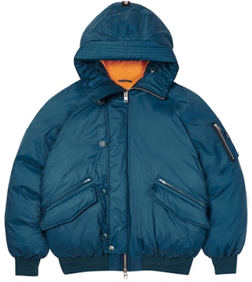 PALACE P-2B 短款羽绒服 可拆卸毛领 男女通用 蓝色冬季外套 P19JK042 Shop PALACE P-2B 短款羽绒服 可拆卸毛领 男女通用 蓝色冬季外套 P19JK042