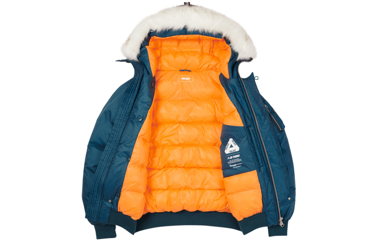 Purchase PALACE P-2B 短款羽绒服 可拆卸毛领 男女通用 蓝色冬季外套 P19JK042