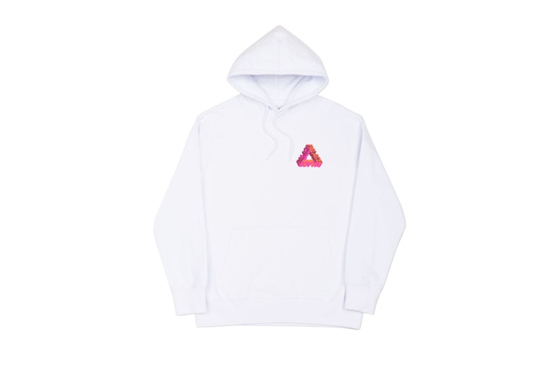 Palace P-3D Hood (Summer 2017) White/Pink/Orange