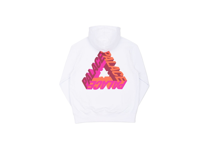 Palace P-3D Hood (Summer 2017) White/Pink/Orange 圖 2