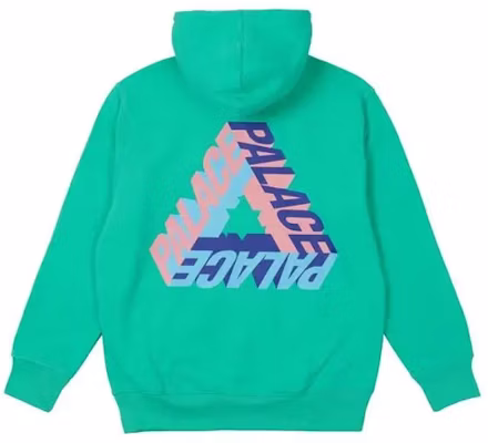 PALACE P-3D フーディー FW21 アクア グリーンレタープリント ユニセックスプルオーバー P21HD024 Buy PALACE P-3D フーディー FW21 アクア グリーンレタープリント ユニセックスプルオーバー P21HD024