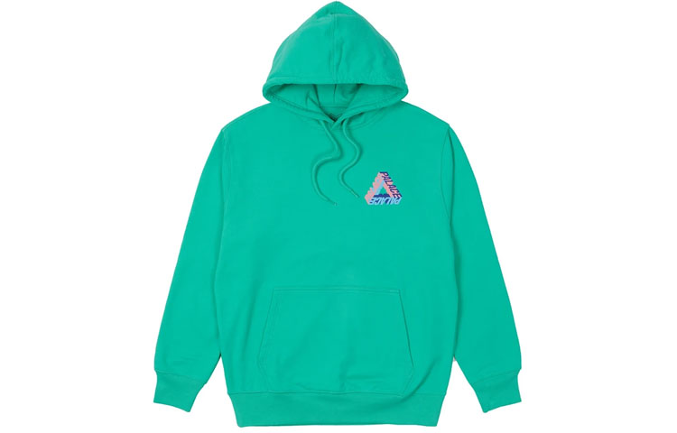 PALACE P-3D Hoodie Aqua FW21 Green Letter Print Unisex Pullover. P21HD024 圖 3