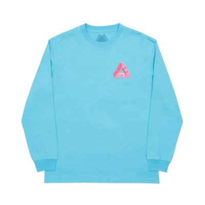 Palace P-3D Longsleeve Aqua Blue