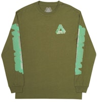 Palace P-3D Longsleeve Army Green Palace P-3D Longsleeve Army Green