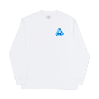 Palace P-3D Longsleeve White