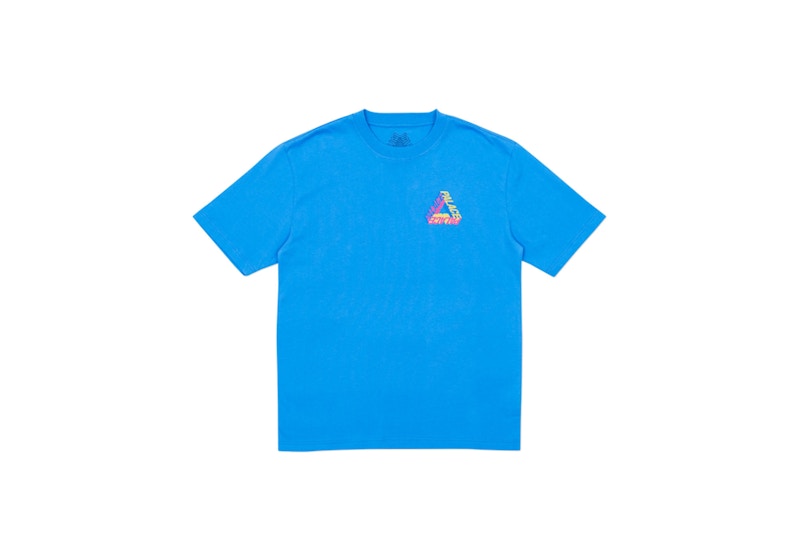 Palace P-3D T-Shirt (Summer 2017) Blue/Pink/Yellow