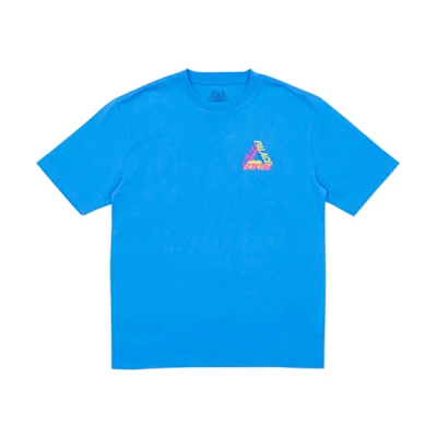Palace P-3D T-Shirt (Summer 2017) Blue/Pink/Yellow