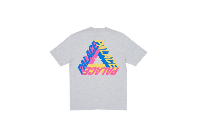 Order Palace P-3D T-Shirt Kelabu/Biru/Kuning/Merah Jambu (Musim Panas 2017)