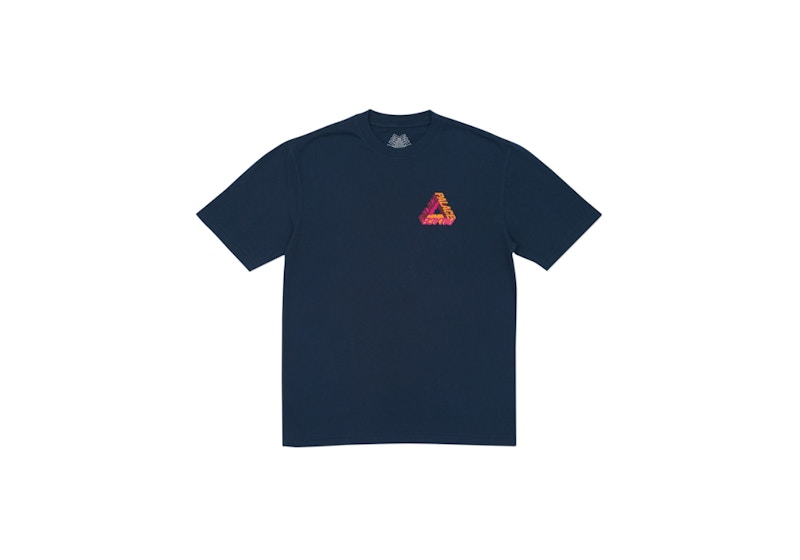 Buy 宮殿 P-3D T恤（2017 夏季）海軍藍/紅色/橘色/粉色