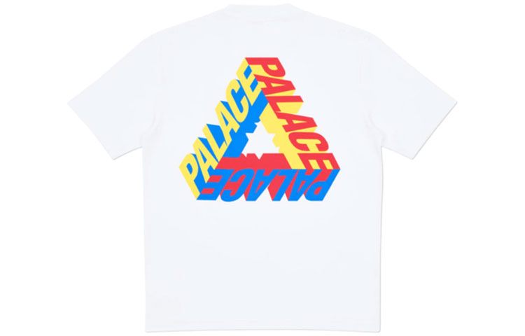 PALACE P-3D White T-Shirt Unisex Casual Short Sleeve Tee P12TS030 圖 2