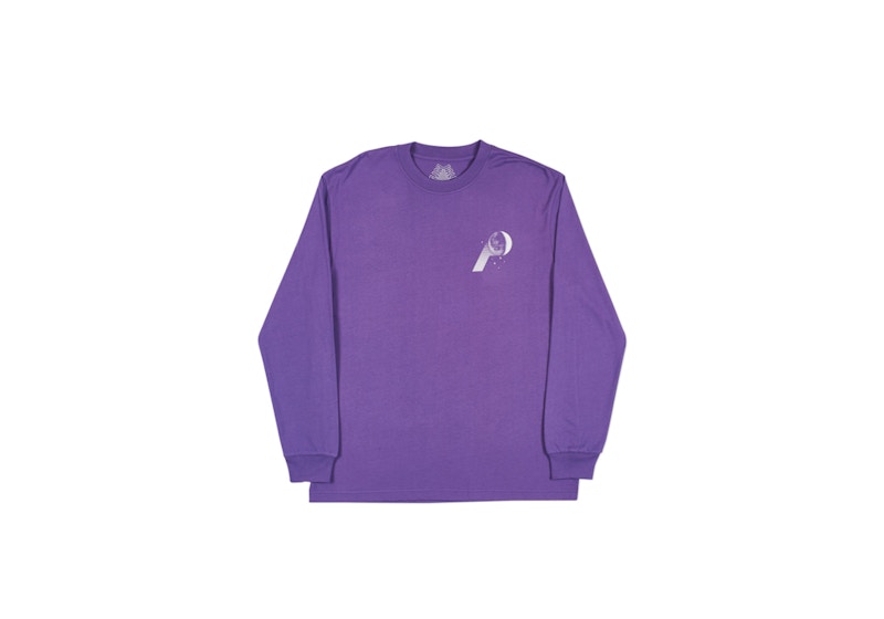 Palace P-Moon Longsleeve Purple/White/Black