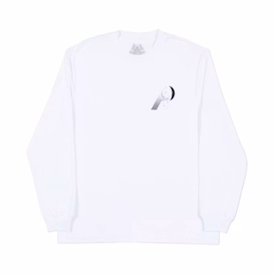 Palace P-Moon Longsleeve White/Blue