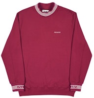 Palace P-Rib Crew Beet Red Palace P-Rib Crew Beet Red