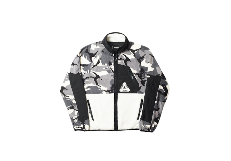 Palace P-Surgent Fleece Jacket White DPM
