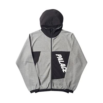 Palace P-Tech Track Jacket Grey Heather/Black