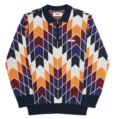 Palace P-Urkle Knit White/Navy/Red/Orange Buy Palace P-Urkle Knit White/Navy/Red/Orange