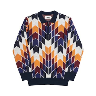 Palace P-Urkle Knit White/Navy/Red/Orange