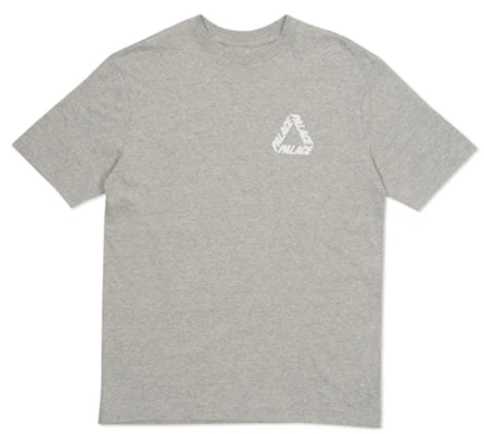 Palace P 3 T-Shirt Grey Marl/White Buy Palace P 3 T-Shirt Grey Marl/White