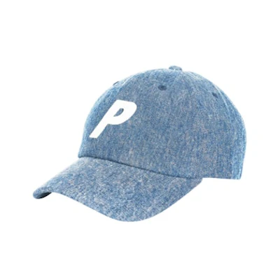Palace P 6-Panel Acid Wash Blue