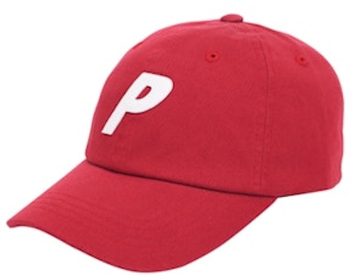 Palace P 6-Panel Claret/White Buy Palace P 6-Panel Claret/White