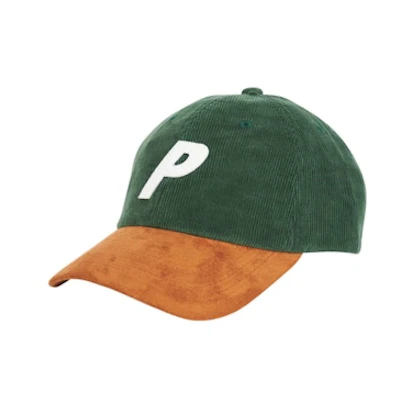 Palace P 6-Panel Cord / Suede Green