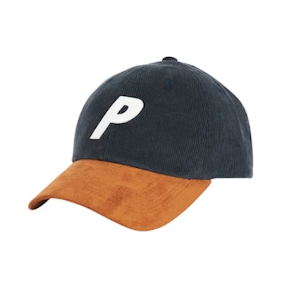 Palace P 6-Panel Cord / Suede Navy