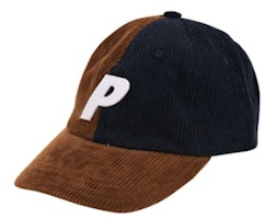Palace P 6-Panel Cord Brown/Navy
