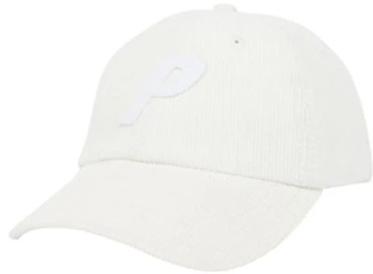 Palace P 6-Panel Cord White Buy Palace P 6-Panel Cord White