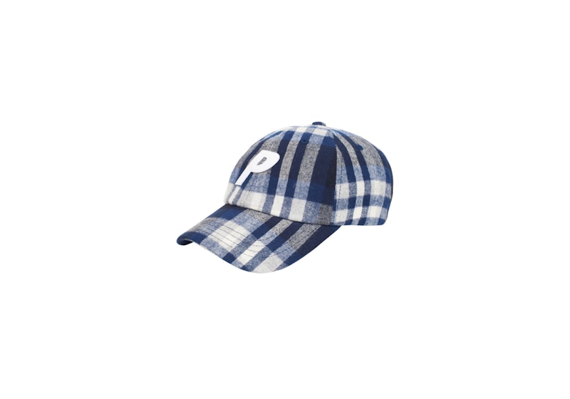 Palace P 6-Panel Flannel Black/Blue