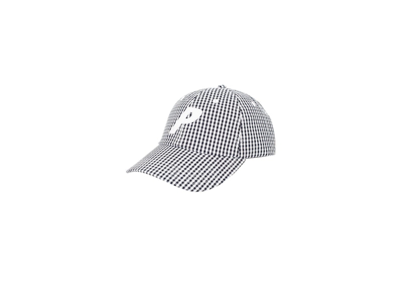 Palace P 6-Panel Gingham Black/White