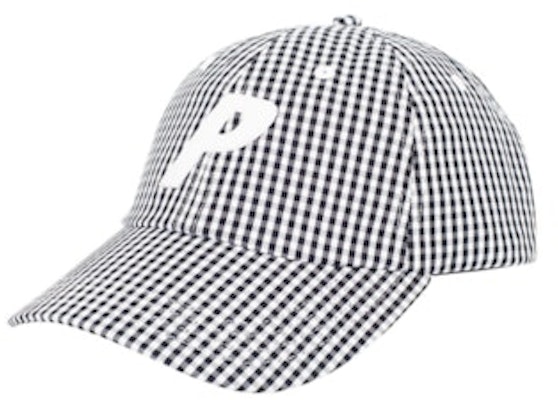 Palace P 6-Panel Gingham Black/White Buy Palace P 6-Panel Gingham Black/White