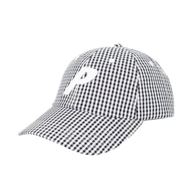 Palace P 6-Panel Gingham Black/White