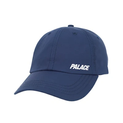 Palace P 6-Panel Indigo/White