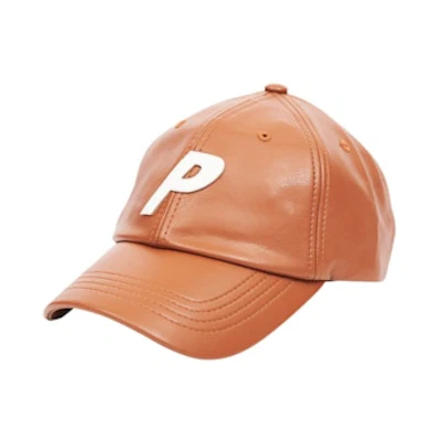 Palace P 6-Panel Leather Brown