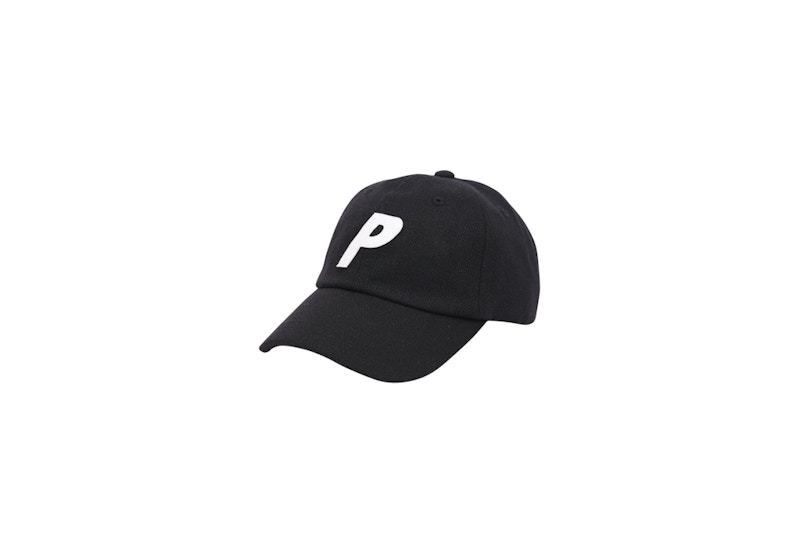 Palace P 6-Panel Melton Wool Black