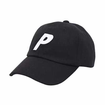 Palace P 6-Panel Melton Wool Black