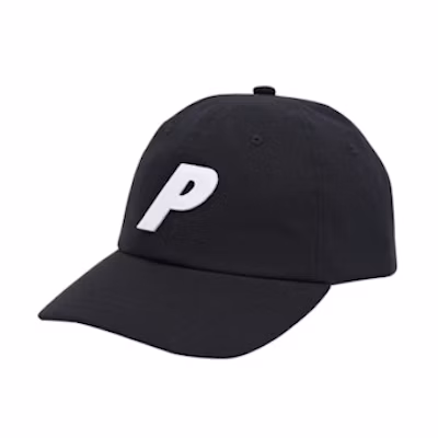 Palace P 6-Panel Ripstop Black