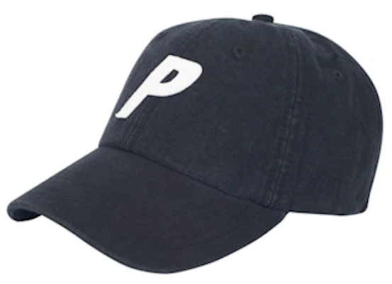 Palace Topi 6-Panel Kanvas Hitam/Putih Buy Palace Topi 6-Panel Kanvas Hitam/Putih