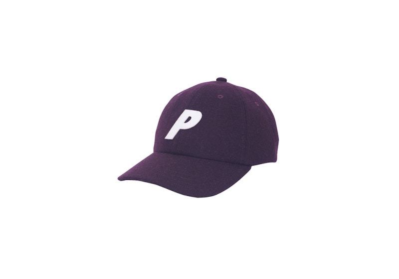 Palace P 6-Panel Wool Purple