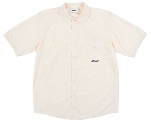 Palace P Collar Shirt Cream Buy Palace P Collar Shirt Cream